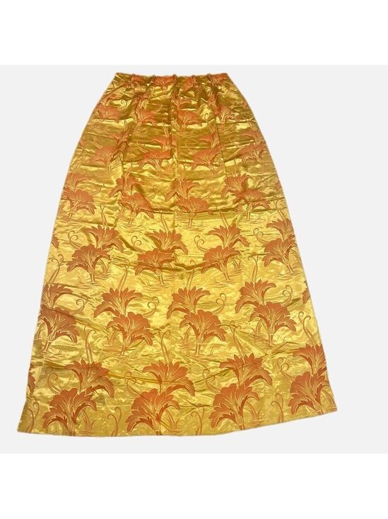 Other - VTG Set of 2 Floral Curtain Drapes Hollywood Regency Pinched Pleat Rococo